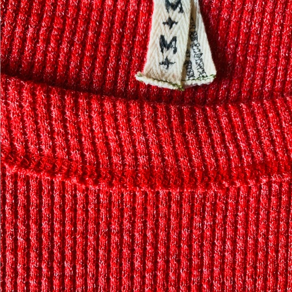 Free People Blossom Thermal Oversized Ballon Sleeves M EUC - Picture 7 of 9